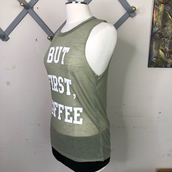 Fifth Sun Olive Green Graphic Tank - Picture 3 of 6